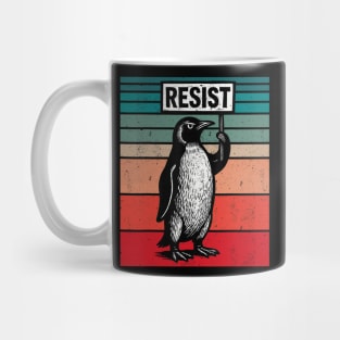 resist-penguin Mug